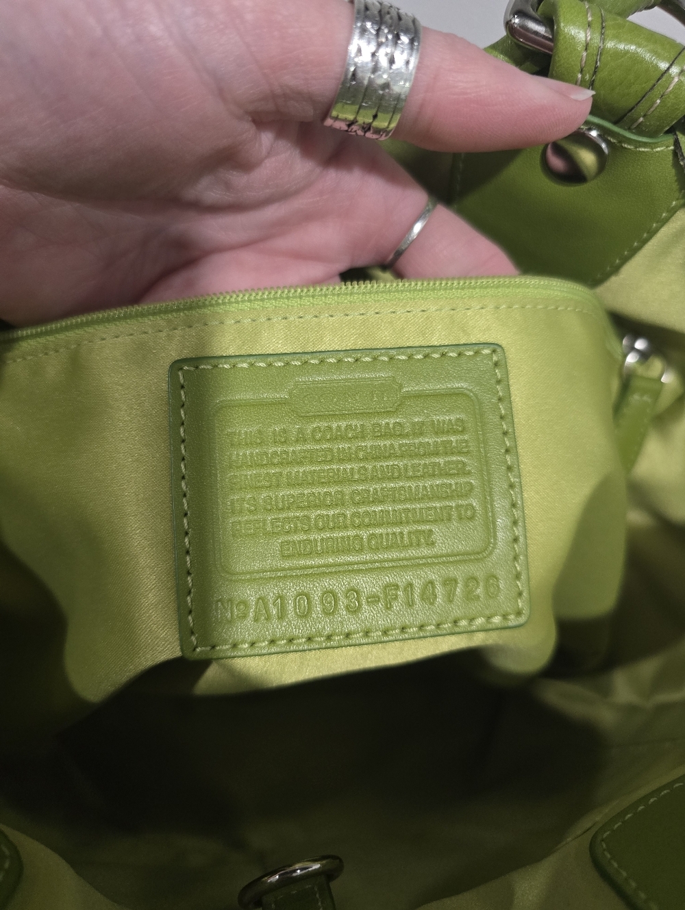 RARE Y2K Coach Bleecker Bag - Picture 6 of 9